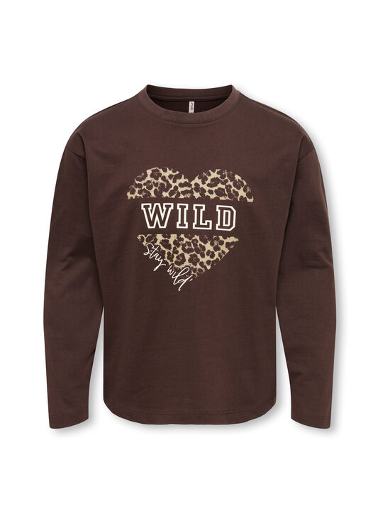 KIDS ONLY - KogScarlett Relaxed -trikoopaita - COFFEE BEAN PRINT:WILD | Stockmann - photo 1