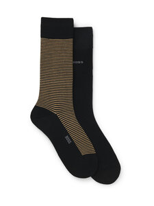 BOSS - Stripe VIBamboo zeķes 2-pāri - BLACK | Stockmann