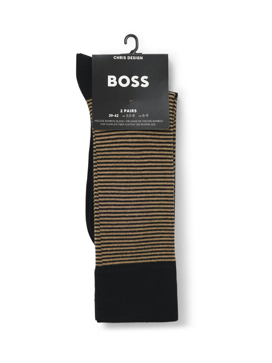 BOSS - Stripe VIBamboo zeķes 2-pāri - BLACK | Stockmann - photo 2