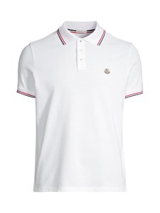 Moncler - Logo-pikeepaita - 001 WHITE | Stockmann