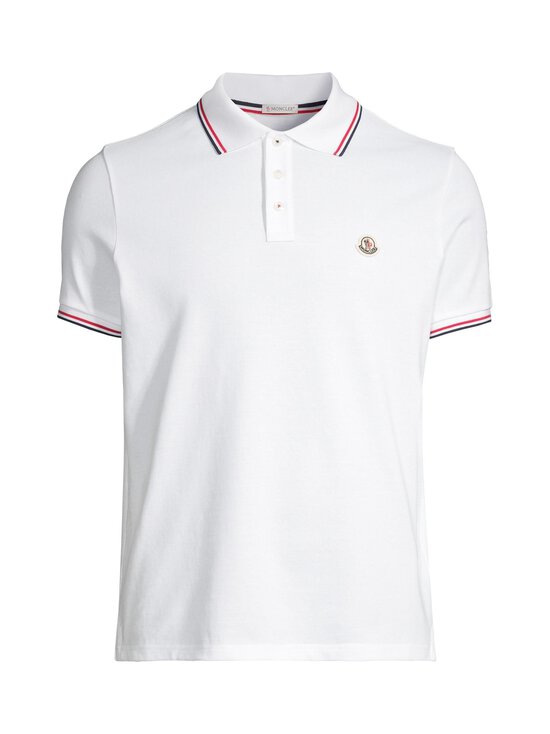 Moncler - Logo-pikeepaita - 001 WHITE | Stockmann - photo 1