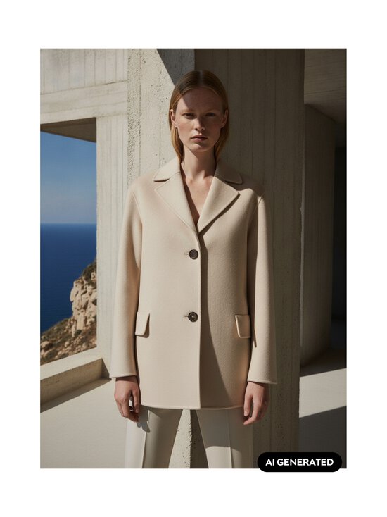 'S MAX MARA - SmmElfi Short -villakangastakki - 005 BEIGE | Stockmann - photo 2