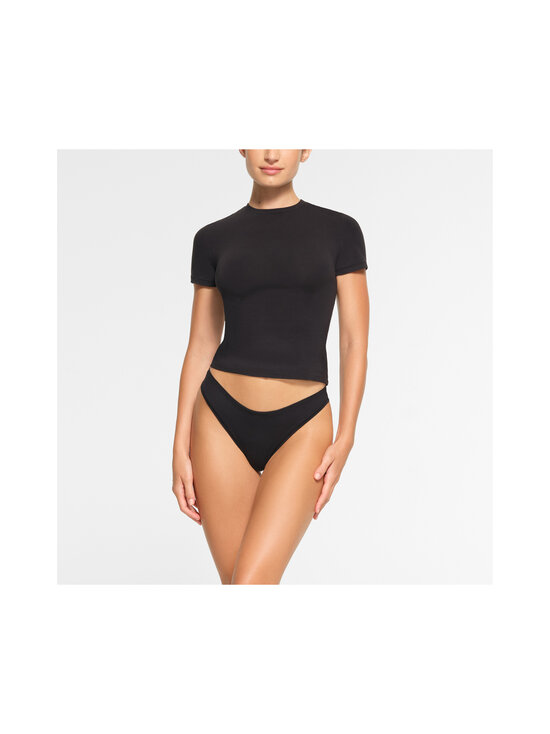 SKIMS - Cotton Jersey t-paita - SOOT | Stockmann - photo 2