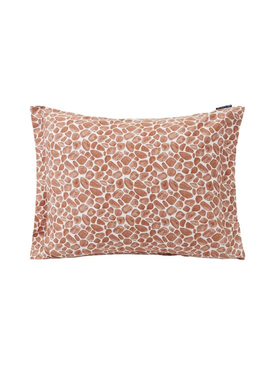 Printed Giraffe organic cotton sateen pillowcase -tyynynpäällinen 50 x 60 cm