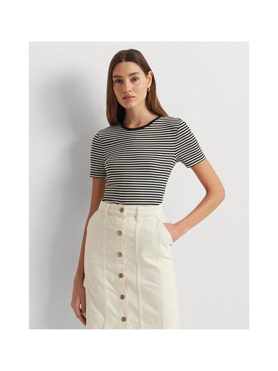 Lauren Ralph Lauren - Alli T-krekls - BLACK/MASCARPONE CREAM - photo 8 Lauren Ralph Lauren - Alli T-krekls - BLACK/MASCARPONE CREAM | Stockmann - photo 8
