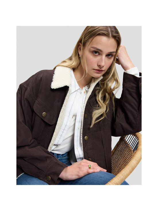 Lee - Relaxed Sherpa Rider -vakosamettitakki - CHOCOLATE TORTE | Stockmann - photo 5