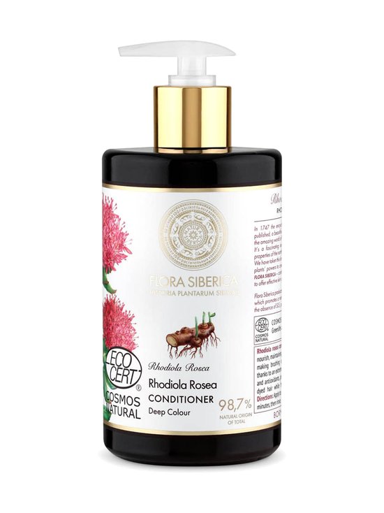 Flora Siberica Rhodiola Rosea -hoitoaine värjätyille hiuksille 480 ml