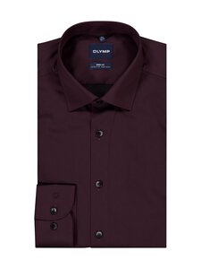 Olymp - Body Fit Satin -kauluspaita, erikoispitkät hihat - 38 CHIANTI | Stockmann