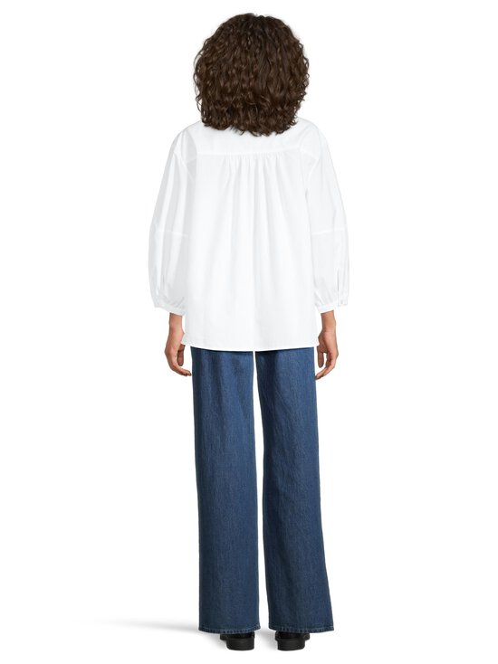Maison Kitsuné - Crafted Embroidery Maxi Sleeve -paita - P100 WHITE - photo 3 Maison Kitsuné - Crafted Embroidery Maxi Sleeve -paita - P100 WHITE | Stockmann - photo 3