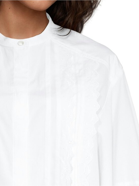 Maison Kitsuné - Crafted Embroidery Maxi Sleeve -paita - P100 WHITE - photo 4 Maison Kitsuné - Crafted Embroidery Maxi Sleeve -paita - P100 WHITE | Stockmann - photo 4