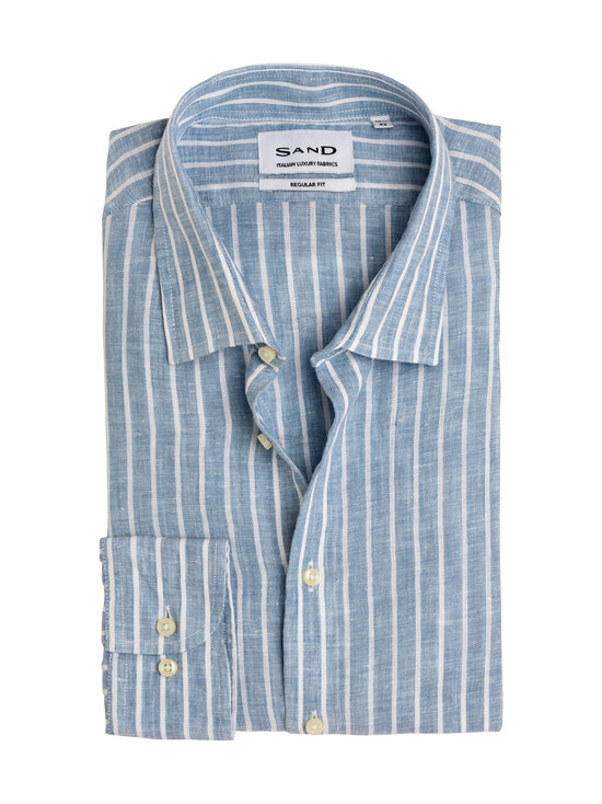 SAND Copenhagen - Linane särk State Soft Modern fit - 550 MEDIUM BLUE | Stockmann - photo 1