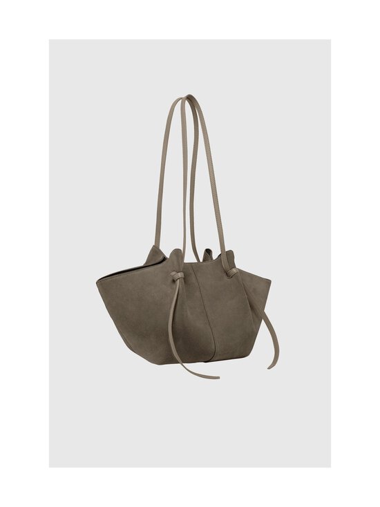 YUZEFI - Mochi Suede -nahkalaukku - TAUPE | Stockmann - photo 2
