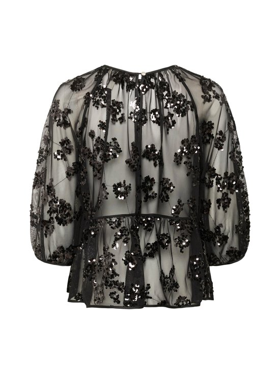 Part Two - VivanPW-läpikuultava juhlapusero - 304383 BLACK SEQUINS ON MESH | Stockmann - photo 2