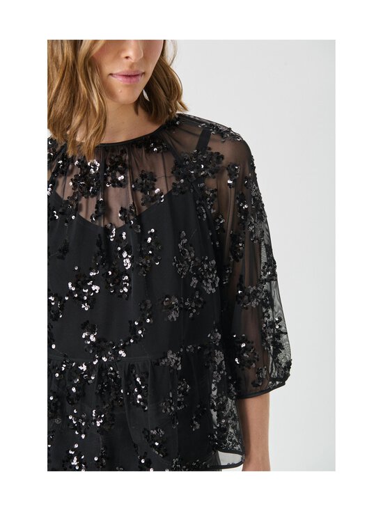 Part Two - VivanPW-läpikuultava juhlapusero - 304383 BLACK SEQUINS ON MESH | Stockmann - photo 3