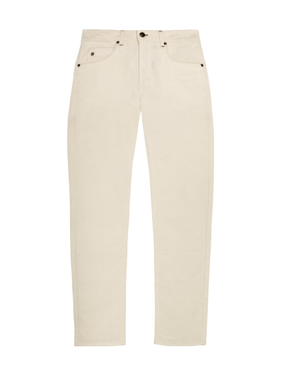 SAND Copenhagen - Velvetpüksid Burton Straight Classic fit - 001 PURE WHITE | Stockmann - photo 1