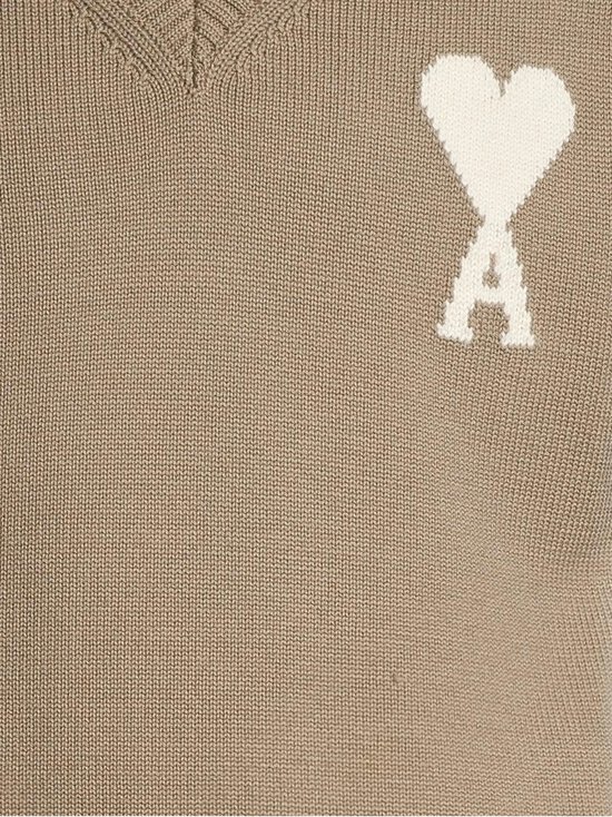 Ami - V-neck-neuleliivi - BEIGE TAUPE/ECRU | Stockmann - photo 4