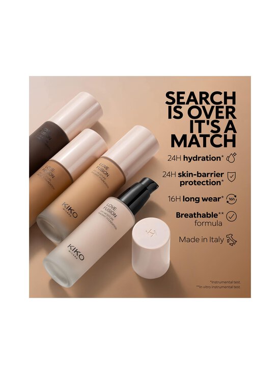 KIKO Milano - Love Fusion 24h Moisture Radiant Foundation -meikkivoide - 1NR NEUTRAL ROSE | Stockmann - photo 9