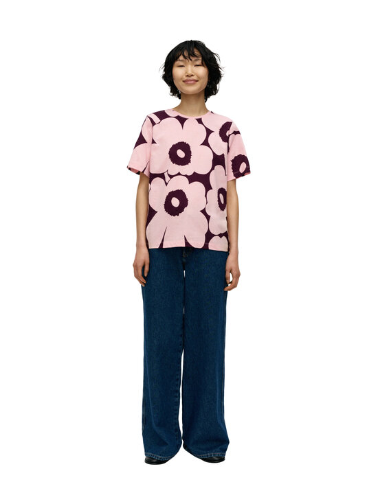 Marimekko - T-särk Tunnit Unikko - 340 LIGHT PINK, DARK PURPLE | Stockmann - photo 1