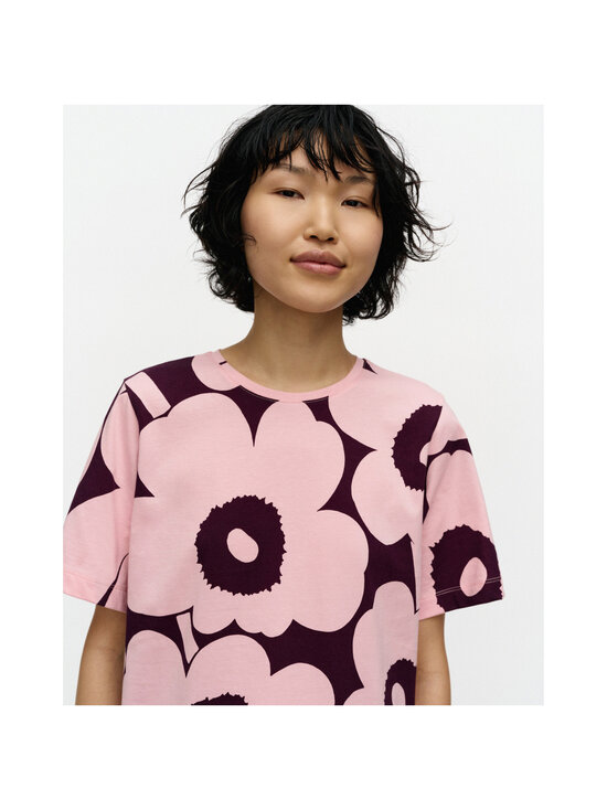 Marimekko - T-särk Tunnit Unikko - 340 LIGHT PINK, DARK PURPLE | Stockmann - photo 2