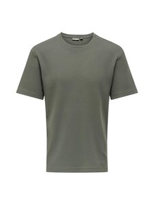 Only & Sons - OnsTobie Vohveli T-paita - CASTOR GRAY | Stockmann