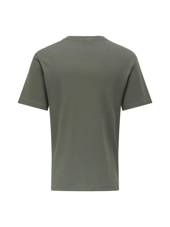 Only & Sons - OnsTobie vafeļu raksta t-krekls - CASTOR GRAY | Stockmann - photo 2