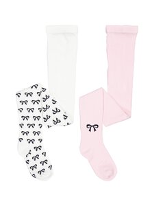 Bogi - Donata-sukkahousut 2-pack - WHITE/PINK BOWS | Stockmann