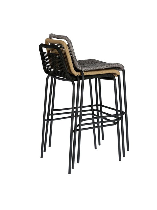 Kave Home - Lambton-baarijakkara musta K 74 cm - BLACK | Stockmann - photo 4