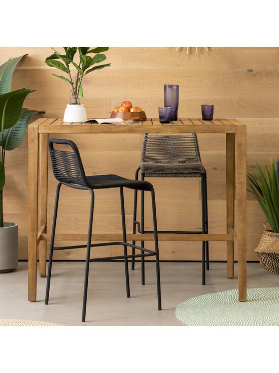 Kave Home - Lambton-baarijakkara musta K 74 cm - BLACK | Stockmann - photo 7