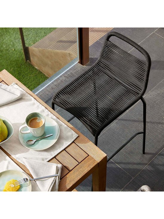 Kave Home - Lambton-baarijakkara musta K 74 cm - BLACK | Stockmann - photo 9