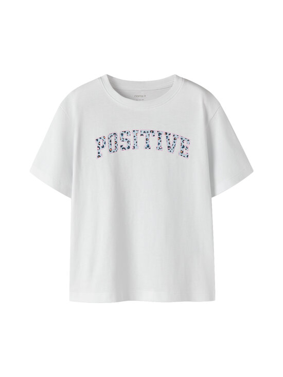 Name It - T-särk NkfFahiraz Print - BRIGHT WHITE PRINT:LEO HEART | Stockmann - photo 1