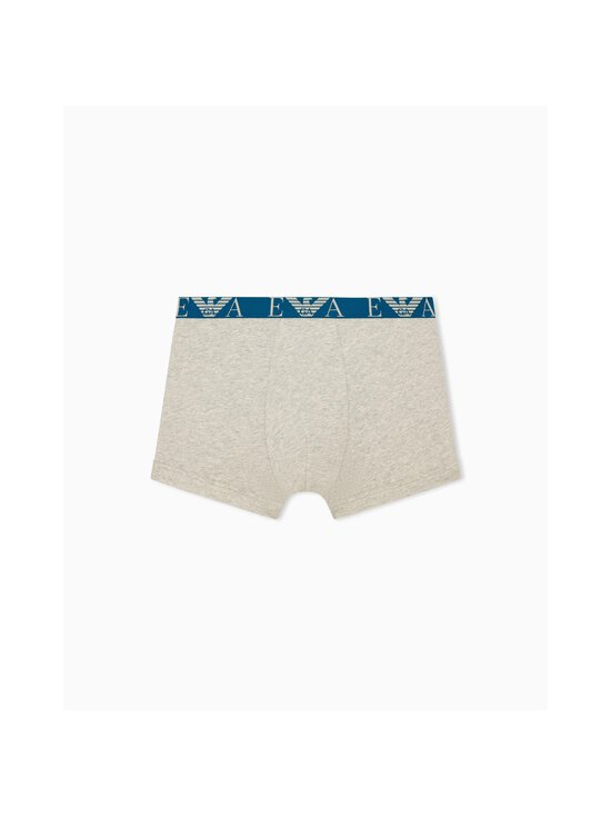 Emporio Armani - Bokserid Trunk, 3-pakk - MB637 OCTA/LG MEL GREY/BLU | Stockmann - photo 3