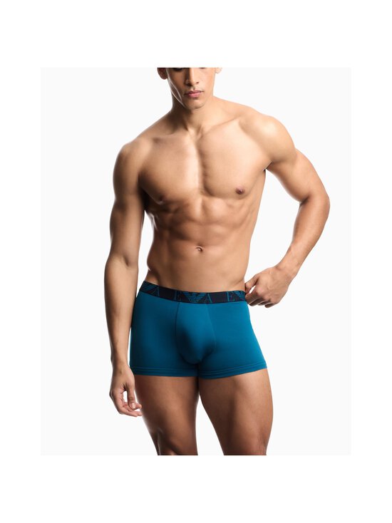 Emporio Armani - Bokserid Trunk, 3-pakk - MB637 OCTA/LG MEL GREY/BLU | Stockmann - photo 6