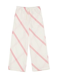 Marimekko - Arvoituksia Basso -pyjamahousut - 013 OFF WHITE, LIGHT PINK | Stockmann