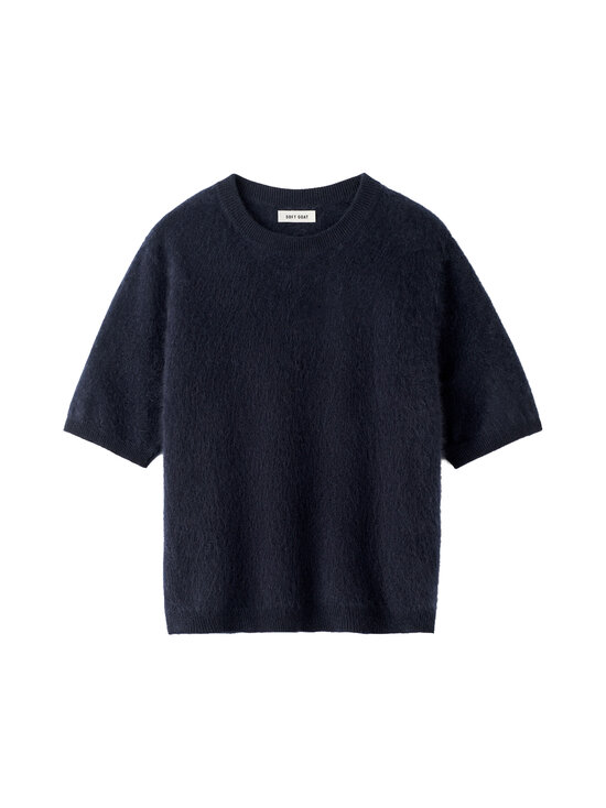 Soft Goat - Harjattu lyhythihainen neule - 10039 NAVY | Stockmann - photo 1