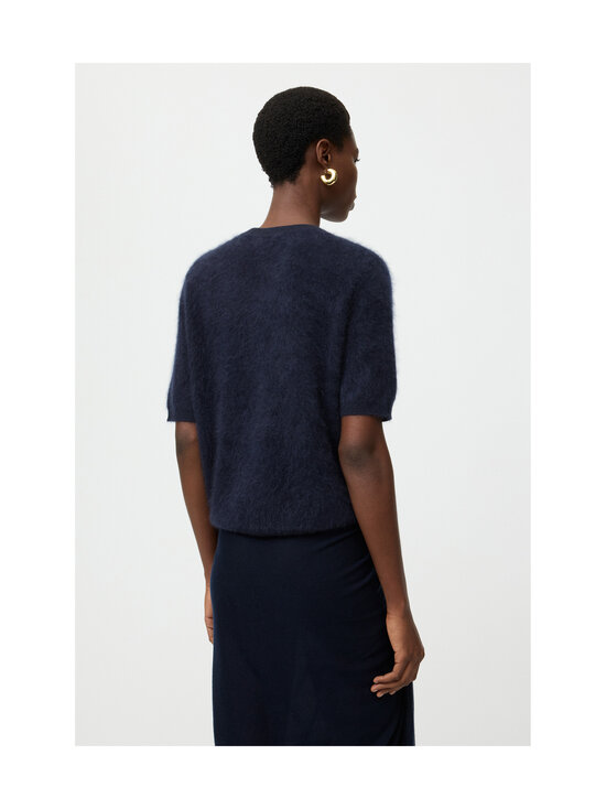 Soft Goat - Harjattu lyhythihainen neule - 10039 NAVY | Stockmann - photo 3
