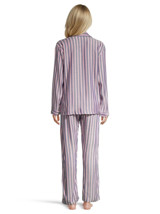 Damella - Woven Viscose Stripe -pyjama - 324 BLUE/PINK | Stockmann - photo 5