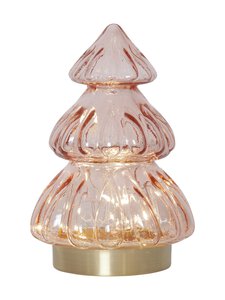 Star Trading - Abete-valaistu lasikuusi - PINK | Stockmann