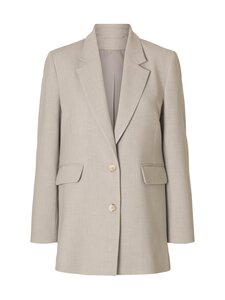 Selected - SlfRita Relaxed žakete - ISLAND FOSSIL DETAIL:MELANGE | Stockmann