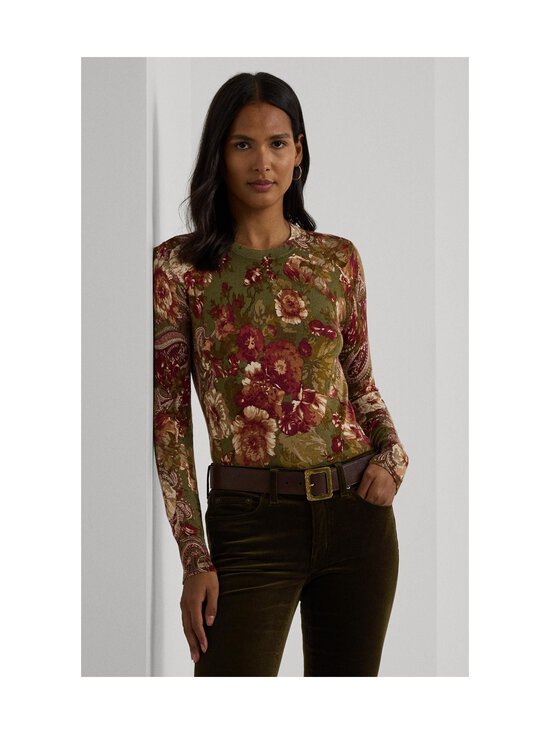 Lauren Ralph Lauren - Shavonne- puuvilla-modaalineule - OLIVE MULTI - photo 6 Lauren Ralph Lauren - Shavonne- puuvilla-modaalineule - OLIVE MULTI | Stockmann - photo 6