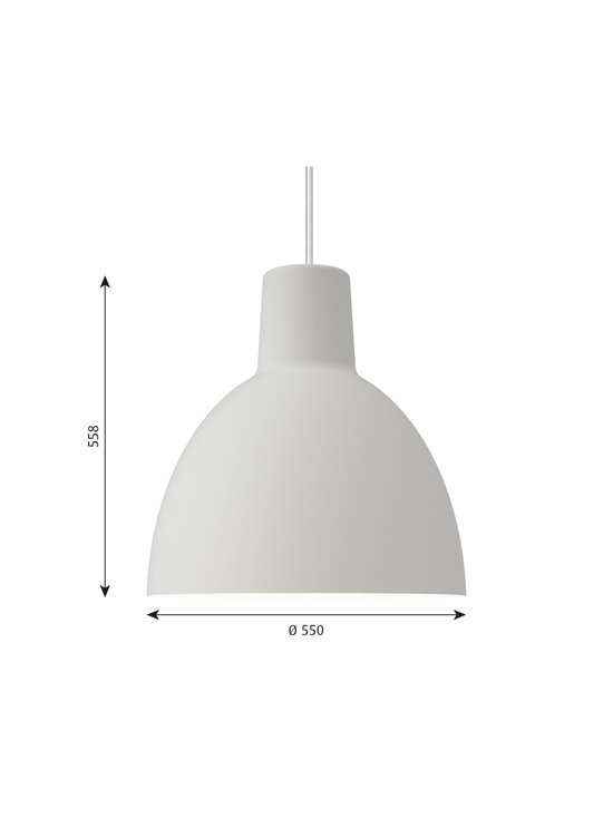 Louis Poulsen - Toldbod-riippuvalaisin Ø 55 cm - WHITE - photo 2 Louis Poulsen - Toldbod-riippuvalaisin Ø 55 cm - WHITE | Stockmann - photo 2