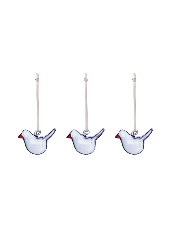 Iittala - Glass Birds Bright Blue -minilasilinnut 3 kpl - BLUE | Stockmann - photo 1