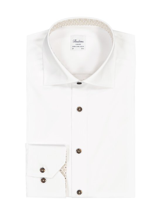 Stenströms - Slimline Contrast krekls ar apkakli, pagarinātas piedurknes - 000 WHITE - photo 1 Stenströms - Slimline Contrast krekls ar apkakli, pagarinātas piedurknes - 000 WHITE | Stockmann - photo 1