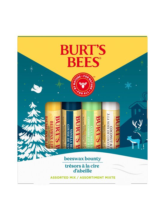Beeswax Bounty Assorted Mix Lip Balm 4 Pack -huulivoidepakkaus