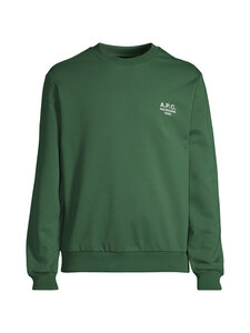 A.P.C - Rue Madame -collegepaita - VERT FONCE/BLANC | Stockmann