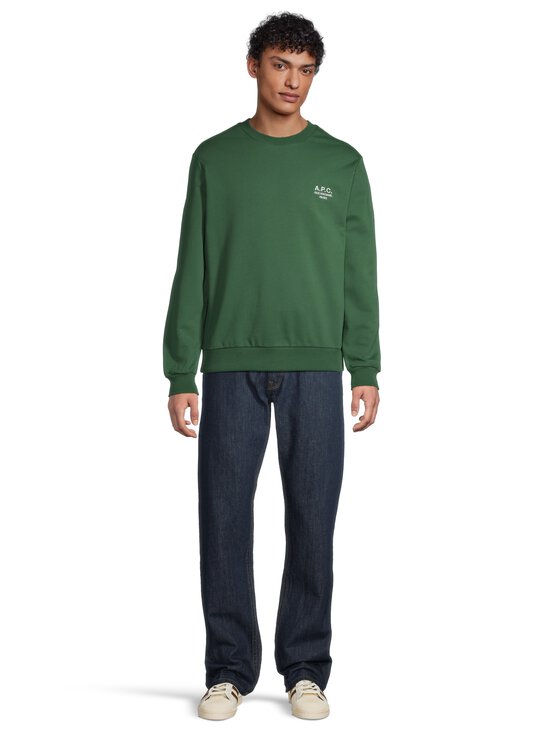 A.P.C - Rue Madame -collegepaita - VERT FONCE/BLANC | Stockmann - photo 2