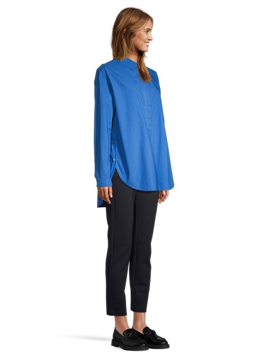 Rue de Tokyo - Shelby Garment Dyed poplīna kreklblūze - LAPIS BLUE - photo 4 Rue de Tokyo - Shelby Garment Dyed poplīna kreklblūze - LAPIS BLUE | Stockmann - photo 4