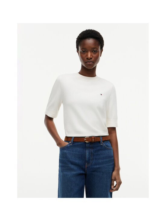 Tommy Hilfiger - Jersey Fine C-Neck -neulepaita - Z00 IVORY PETAL | Stockmann - photo 3