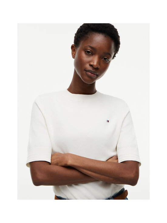Tommy Hilfiger - Jersey Fine C-Neck -neulepaita - Z00 IVORY PETAL | Stockmann - photo 5