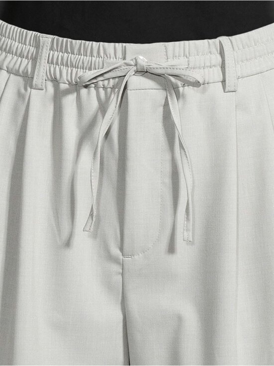 Object - ObjMara Wide Bermuda -shortsit - LIGHT GREY MELANGE | Stockmann - photo 5