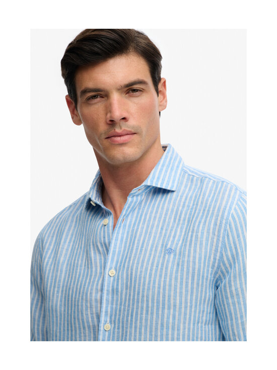 Superdry - Riviera-pellavakauluspaita - J9E CLASSIC BLUE STRIPE | Stockmann - photo 2
